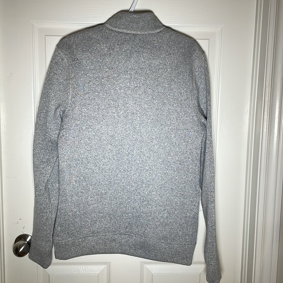 Medium Men’s Mark Ecko Grey 1/4 zip Sweater with Pockets - Picture 5 of 6